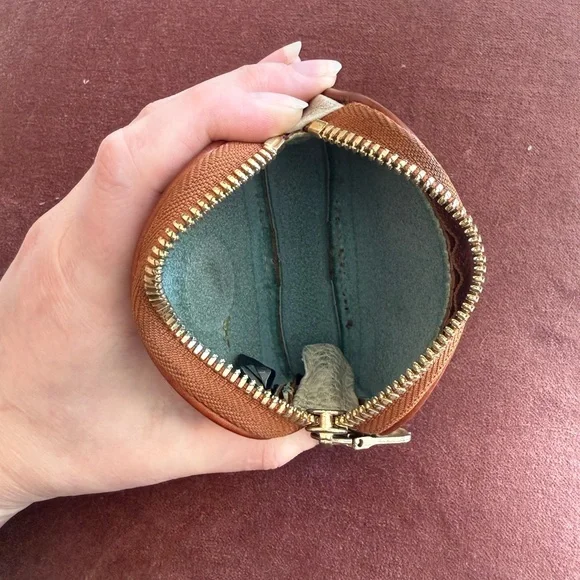 Dooney & Bourke Beige and Brown Coin Purse - Picture 5 of 6